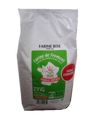 Farine de blé T65 2.5 kg Farine de blé T65 2.5 kg