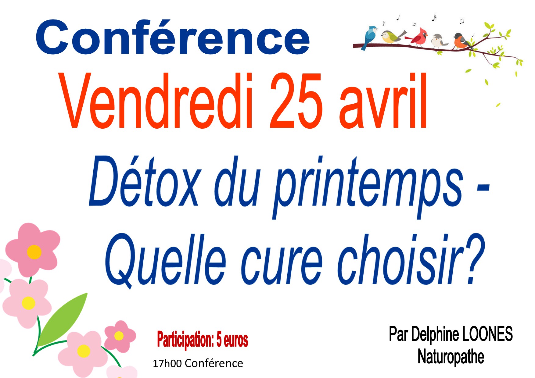 Conférence de Delphine Loones, naturopathe