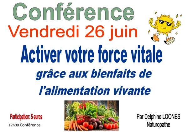 Conférence par Delphine Loones, naturopathe
