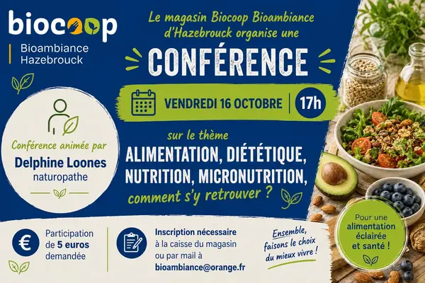 Conférence par Delphine Loones, naturopathe