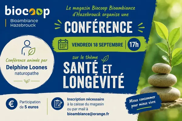 Conférence par Delphine Loones, naturopathe